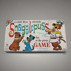 1961 Transogram Yogi Bear Presents Snagglepuss Fun At The Picnic Game Complete